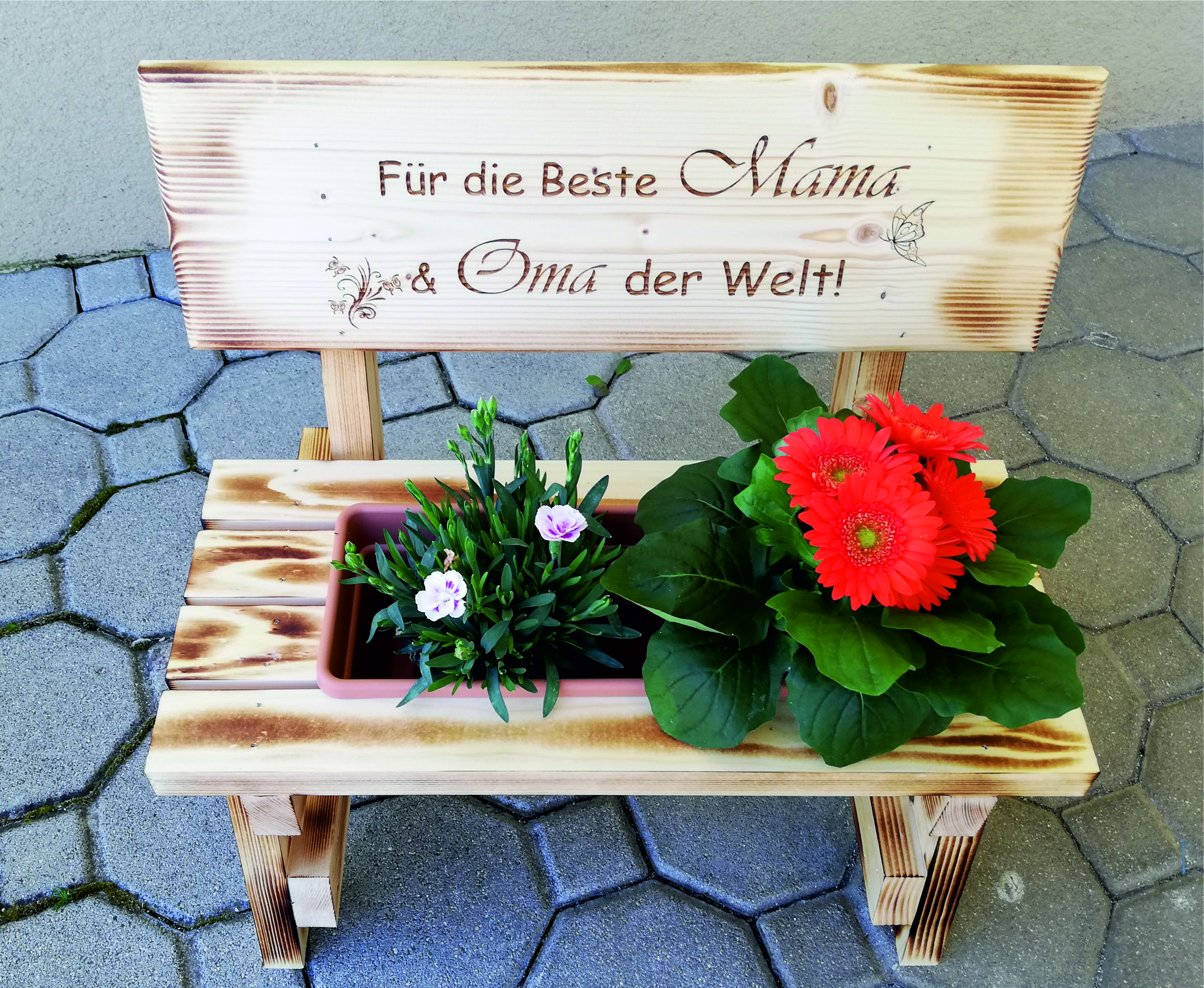 Blumenbankerl  Für die Beste Mama & Oma der Welt