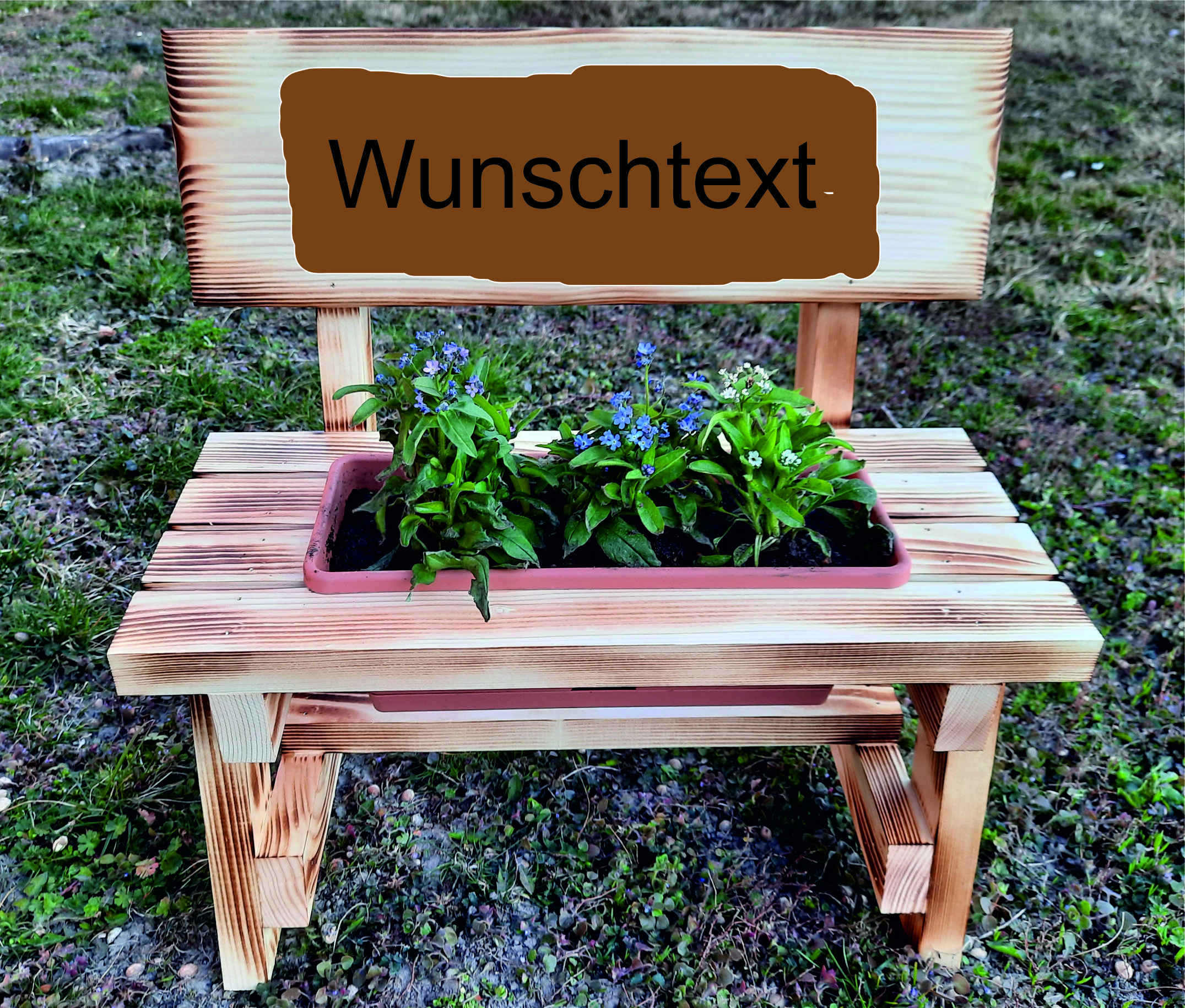 Blumenbankerl  Personalisiert