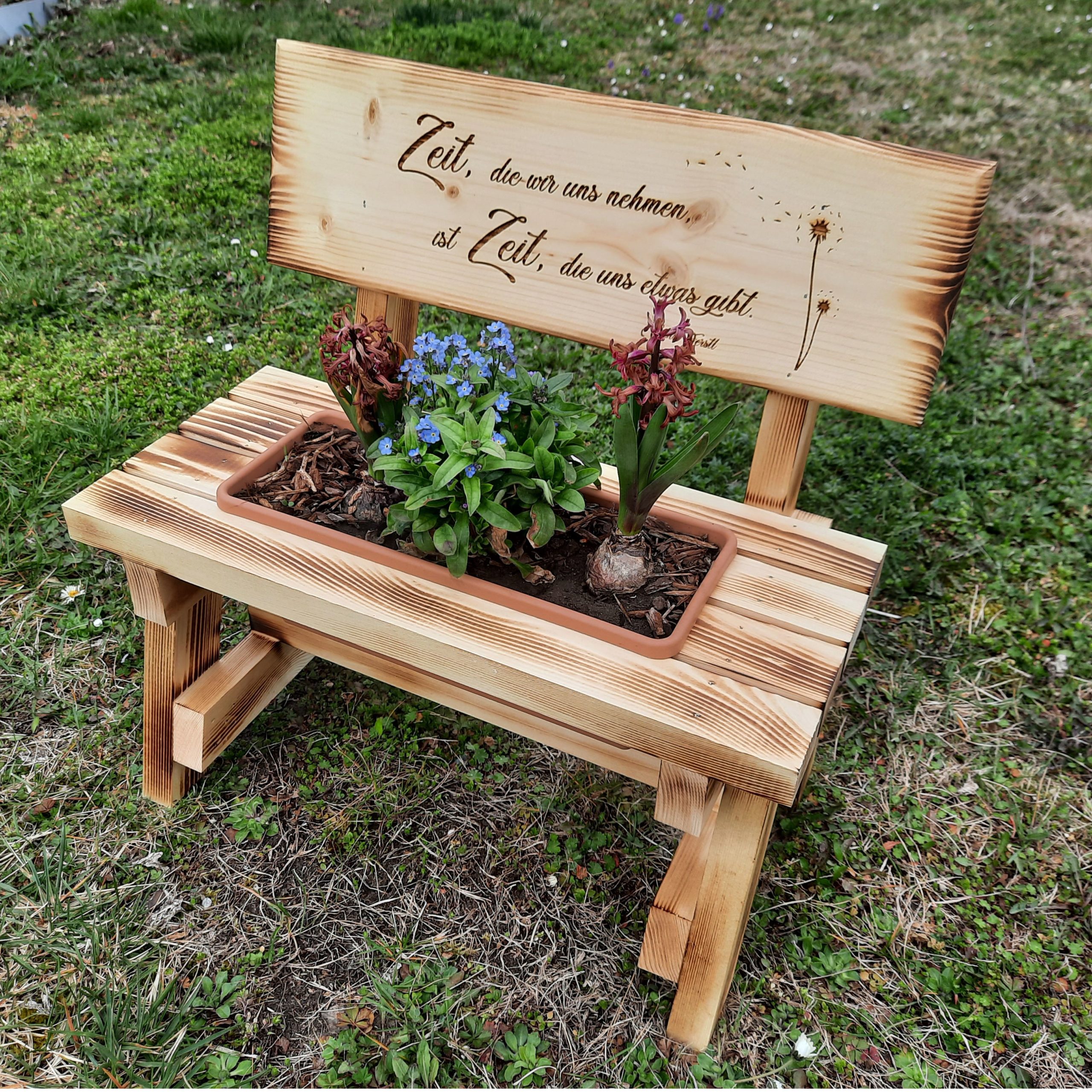 blumenbankerl 45x45 zeit seitlich