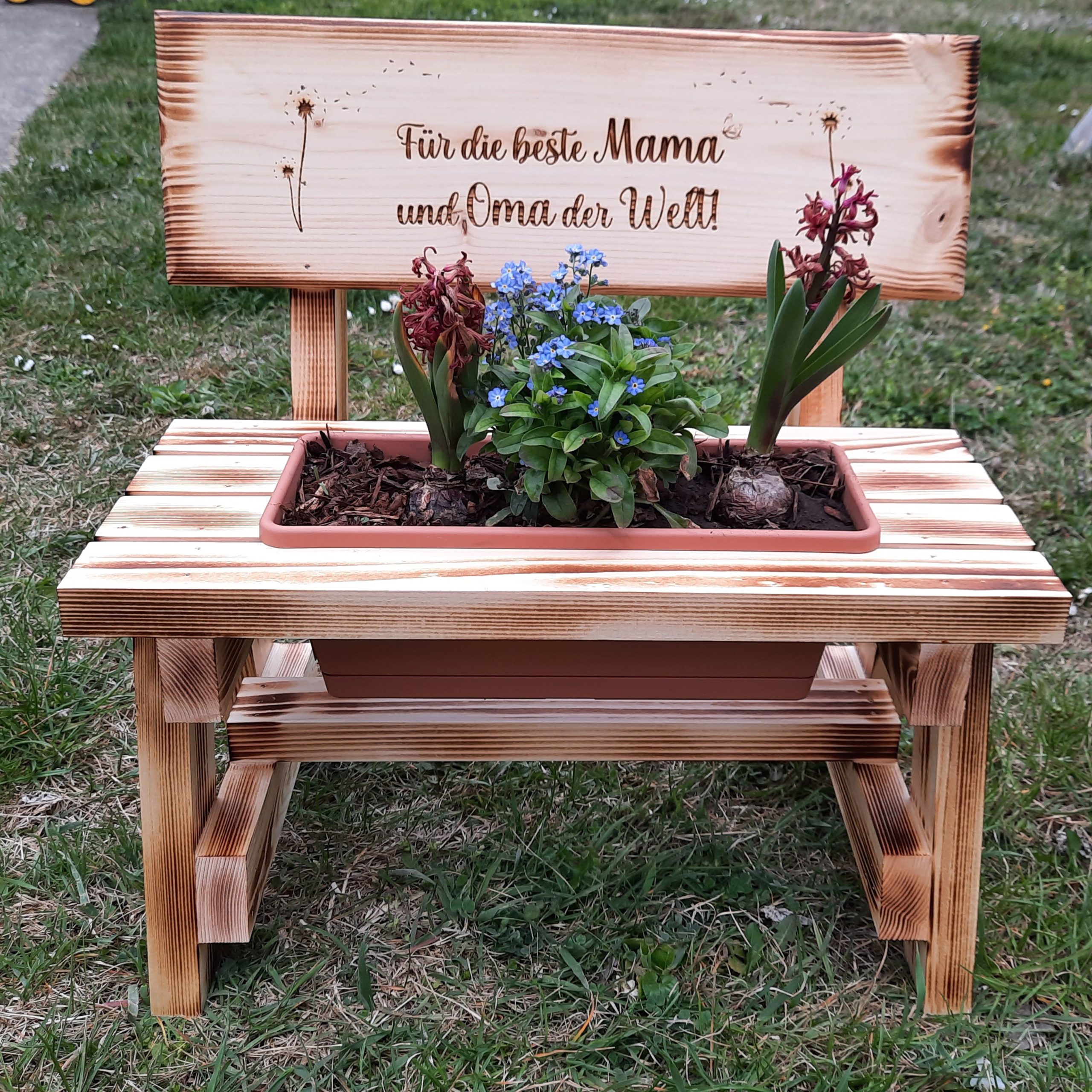 blumenbankerl für die beste mama und oma2